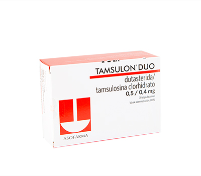 TAMSULON DUO 0,5MG/0,4MG TABLETAS VIA ORAL